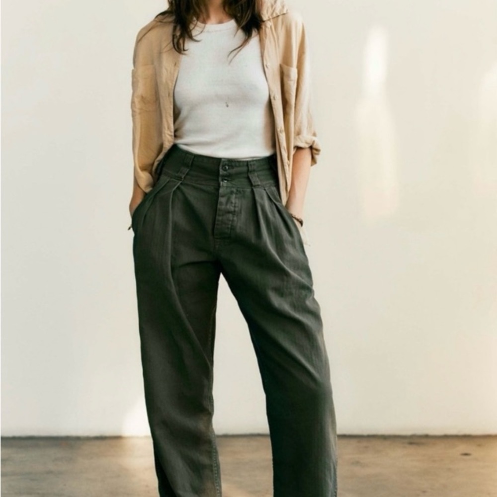 Women's Olive Green Pants